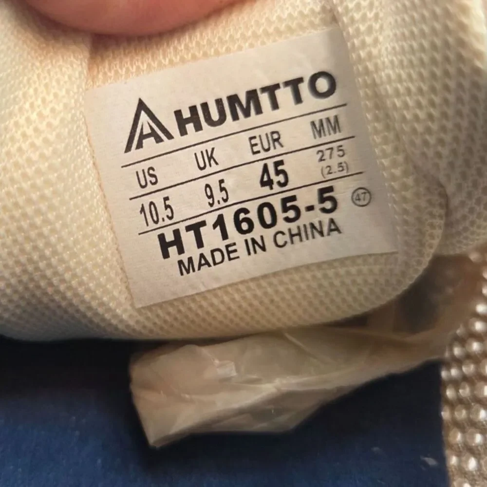 Humtto HT1605.5 Outdoor Hiking Water Shoes Beige Mesh Size 10.5 trail